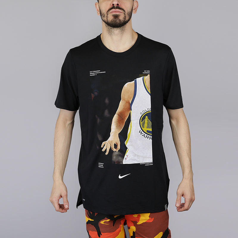мужская черная футболка Nike NBA Klay Thompson Dry 924619-010 - цена, описание, фото 1